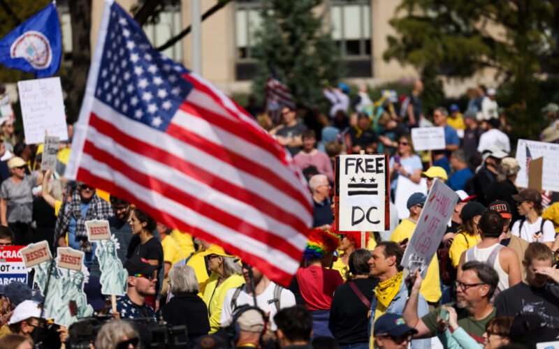 WATCH LIVE: No Kings march in D.C. on day of nationwide protests against the Trump administration
