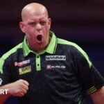 Michael van Gerwen survives fear to advance in European Championship