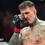 UFC 321 results: Tom Aspinall retains heavyweight title in a no-contest after an eye-kick from Cyril Jean