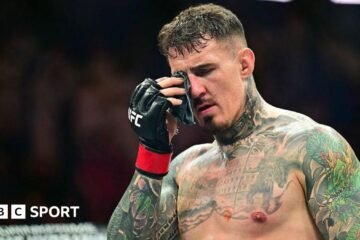 UFC 321 results: Tom Aspinall retains heavyweight title in a no-contest after an eye-kick from Cyril Jean