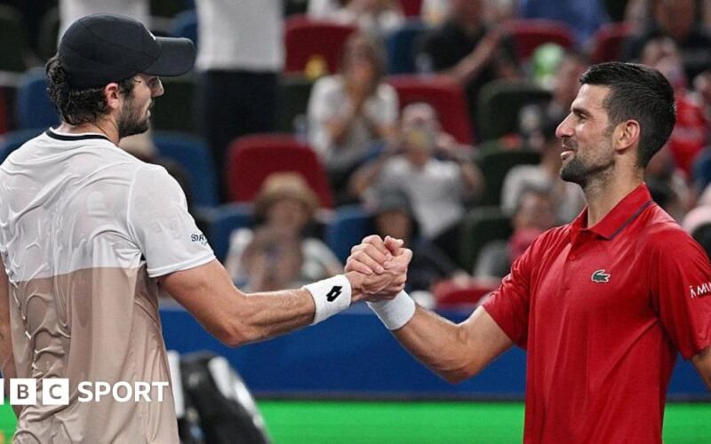 Novak Djokovic knocked out of Shanghai Masters by world number 204 Valentin Vacherot