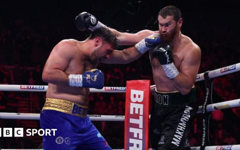 David Allen v Arslanbek Makhmudov: Defeat in Sheffield for Doncaster boxer