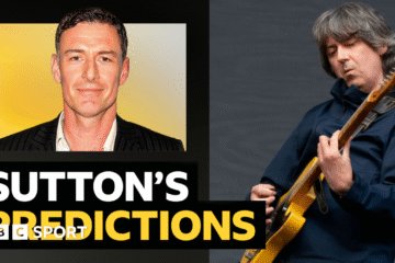 Premier League Predictions: Chris Sutton vs. The Charlatans guitarist Mark Collins and A.I