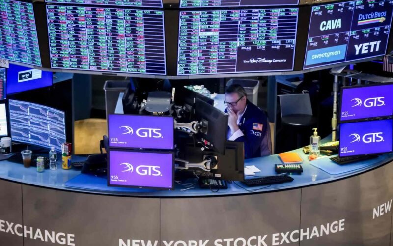 Stock futures point higher to start the week; An Amazon Web Services outage takes websites down