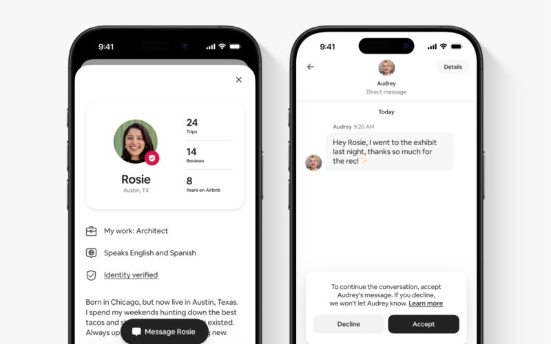 Airbnb is becoming more social by allowing users to connect with fellow travelers