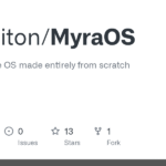 dvir-biton/MyraOS: A x86 Unix-like OS made entirely from scratch