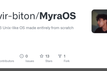 dvir-biton/MyraOS: A x86 Unix-like OS made entirely from scratch