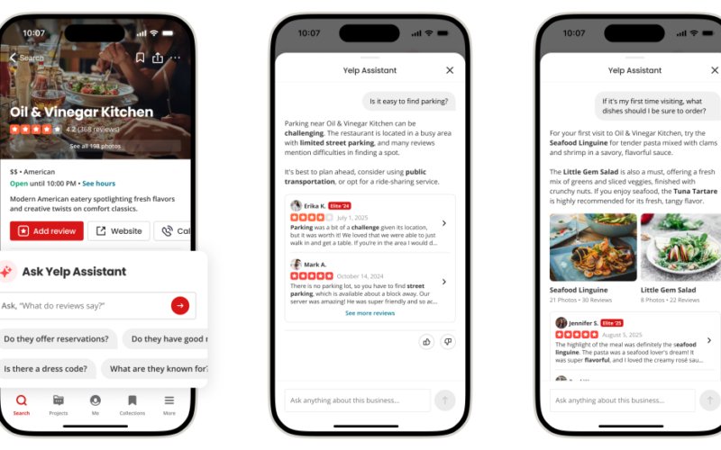 Yelp’s AI assistant can now scan restaurant menus to show you what dishes look like