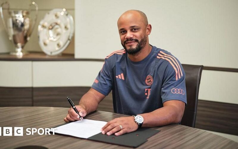 Vincent Kompany has signed a new contract with Bayern Munich until 2029