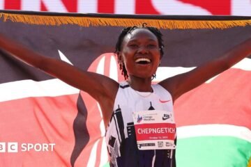 Ruth Chepnjitich: Marathon world record holder banned for three years