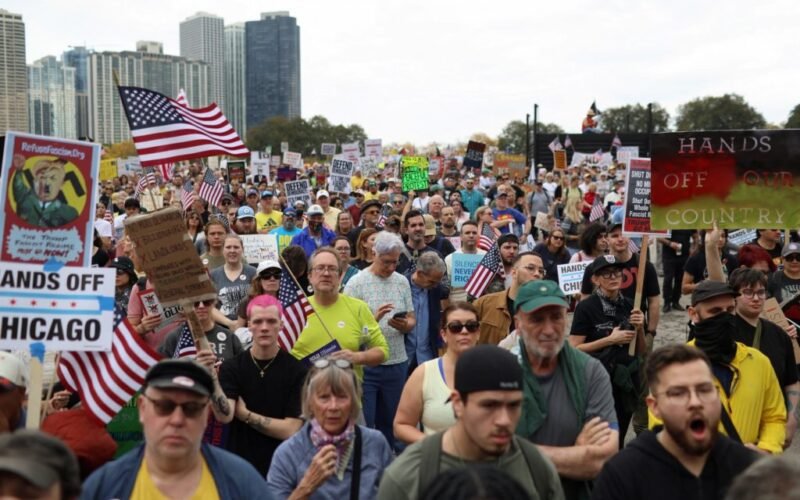 βWe are determined to defend our democracy,β says the No Kings protest organizer.