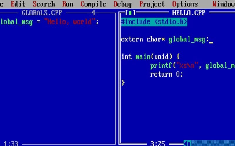 The IDEs we had 30 years ago… and we lost