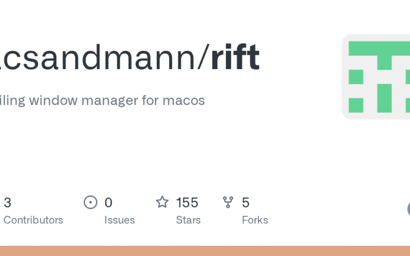 acsandmann/rift: a tiling window manager for macos