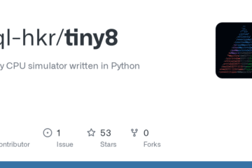 sql-hkr/tiny8: A tiny CPU simulator written in Python