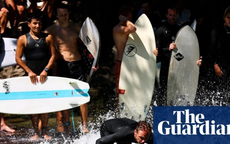 Munich’s surfers left stunned after famed river wave vanishes | Germany