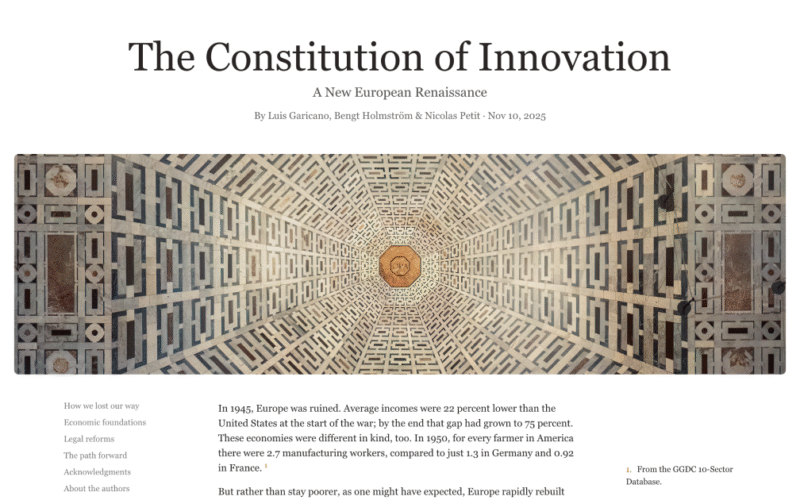 The Constitution of Innovation
