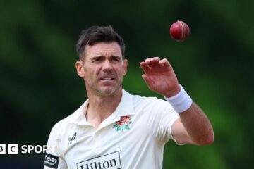 James Anderson: The England great signs a new contract with Lancashire at the age of 43