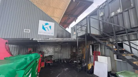 Wide angle view of the control room and medical room at St James