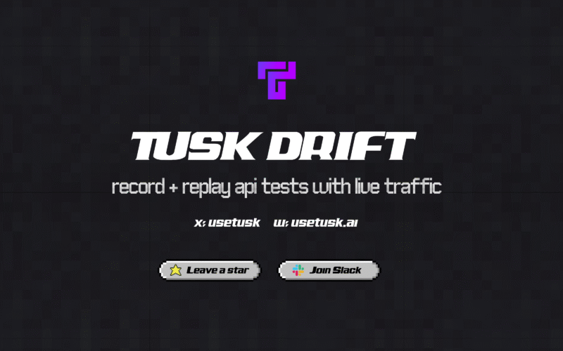 Use-Tusk/drift-node-sdk: Node.js SDK for capturing and replaying API calls made to/from your service
