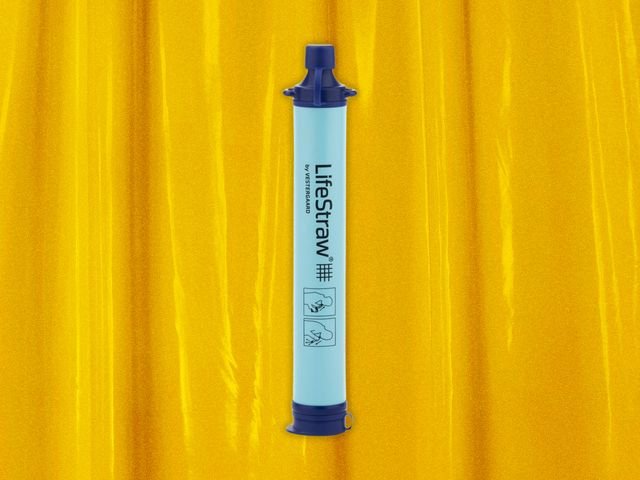 Blue tube for water filter