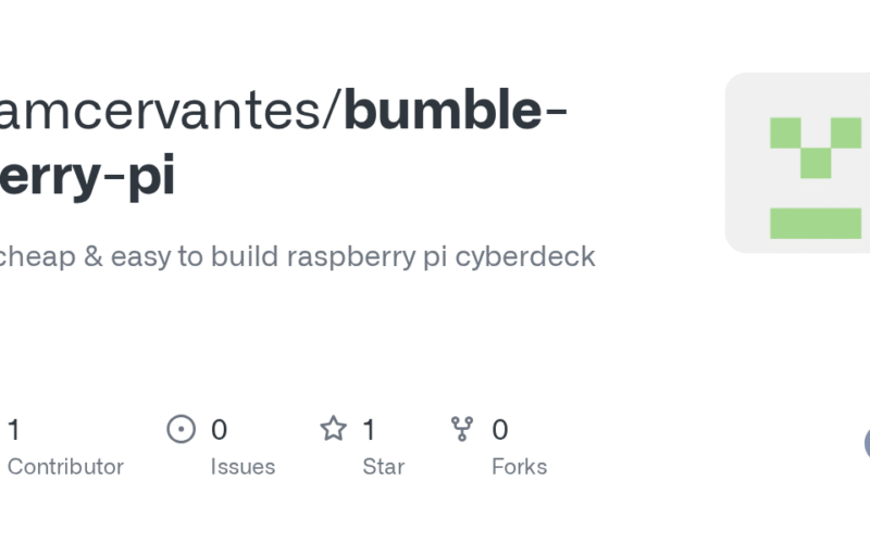 samcervantes/bumble-berry-pi: A cheap & easy to build raspberry pi cyberdeck