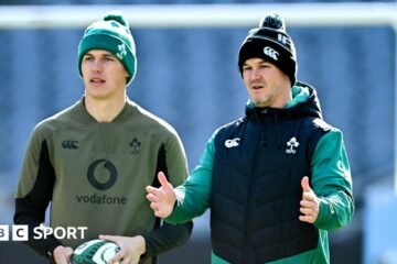 Ireland v Australia: Sam Prendergast on Jack Crawley, Johnny Sexton and the Wallabies.