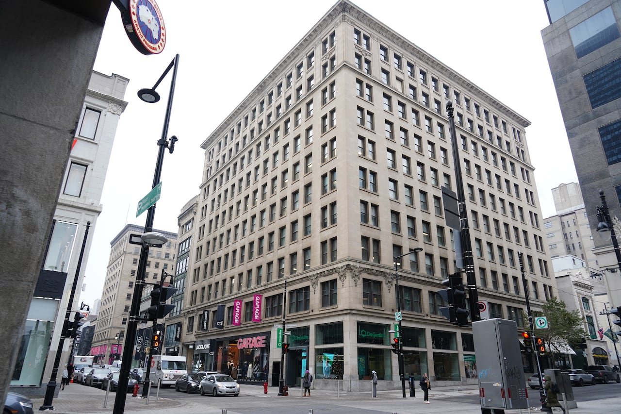 A hotel building in Montreal 