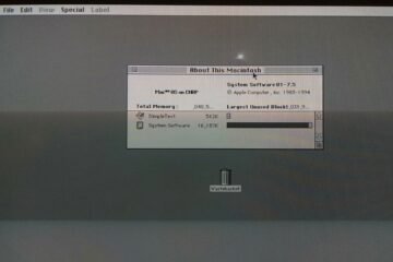 System 7 natively boots on the Mac mini G4!