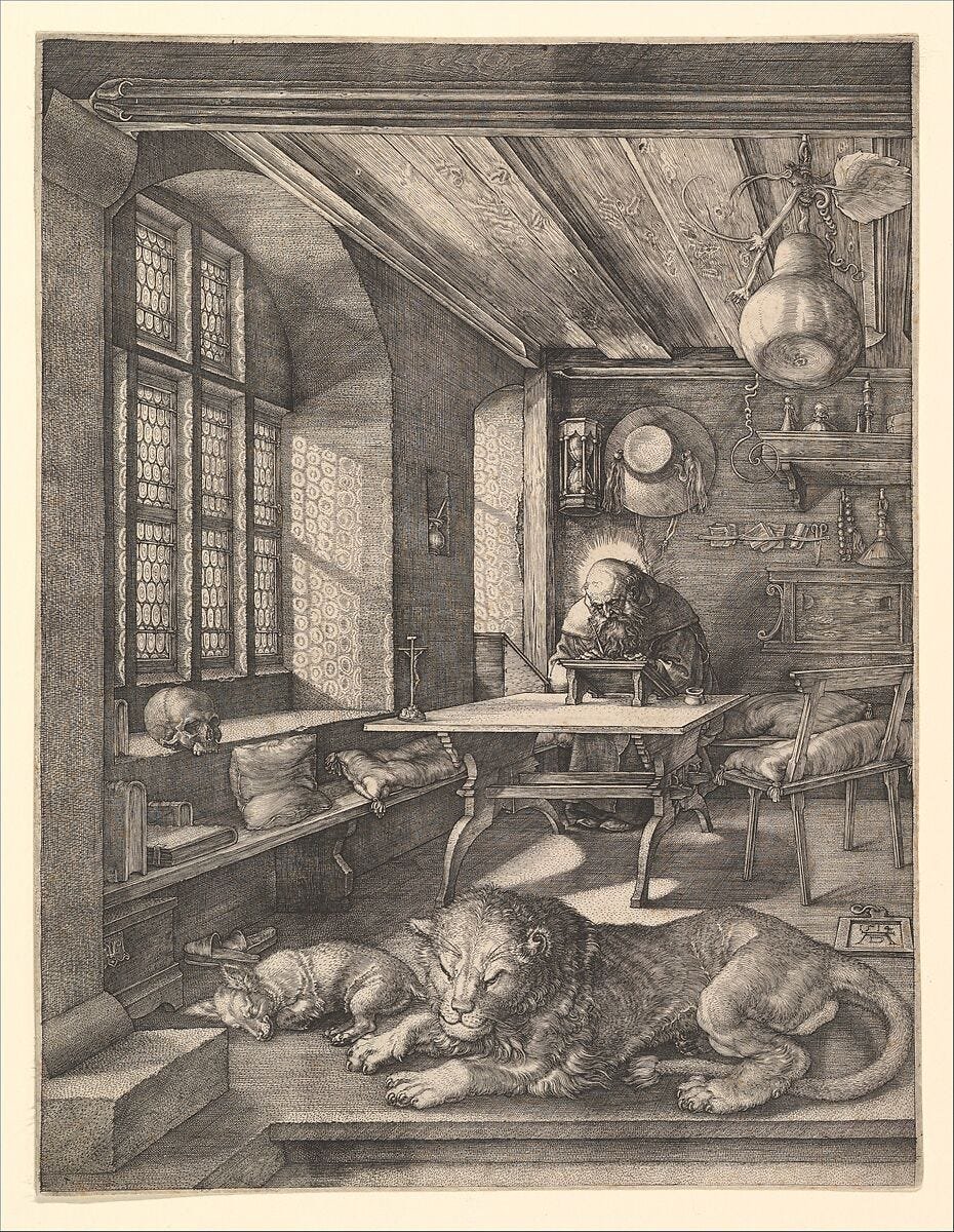 Albrecht Dürer | Saint Jerome in His Study | The Metropolitan Museum of Art Albrecht Dürer | Saint Jerome in His Study | The Metropolitan Museum of Art