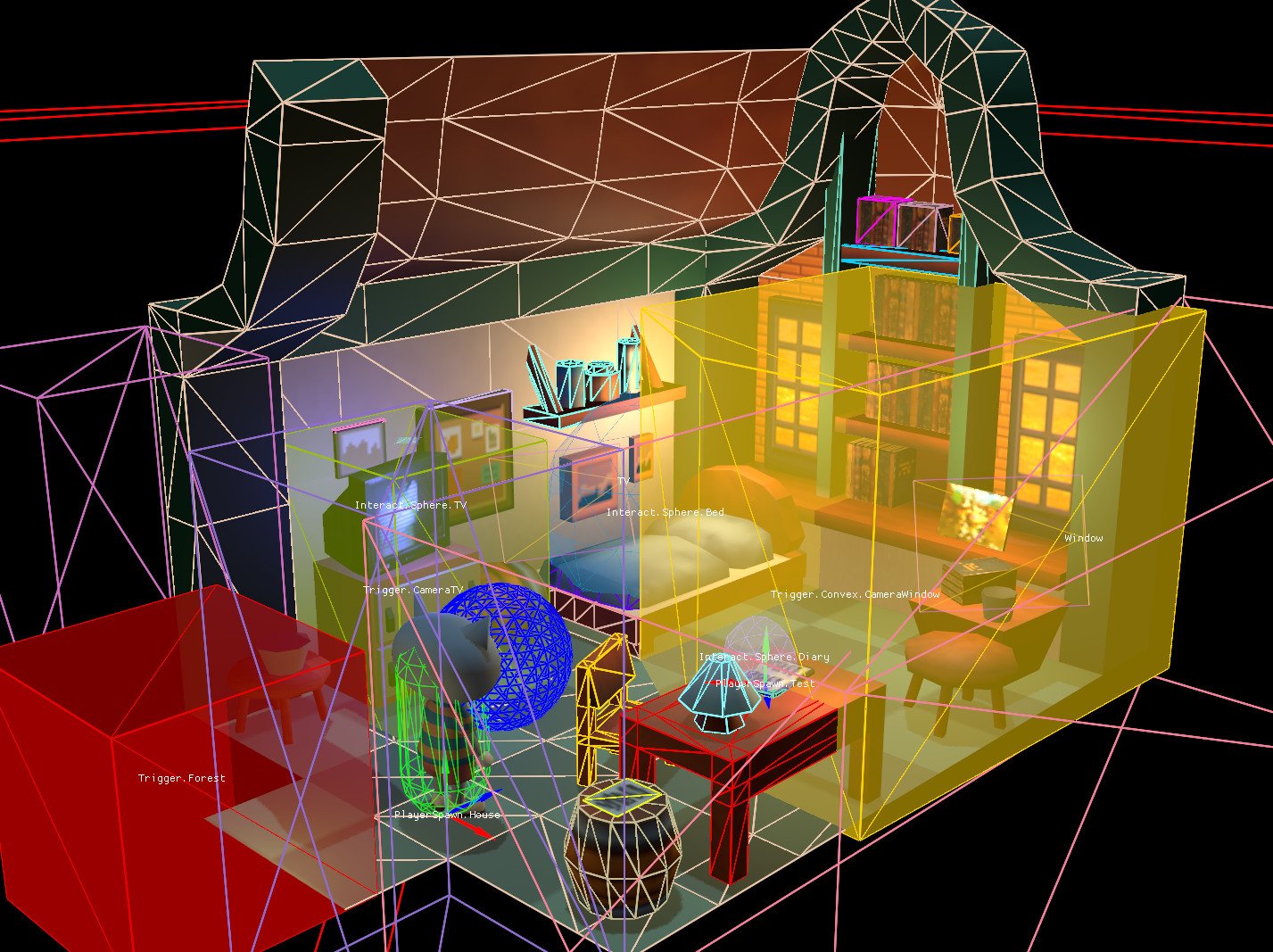 I implemented Jolt physics shape debug renderer using im3d