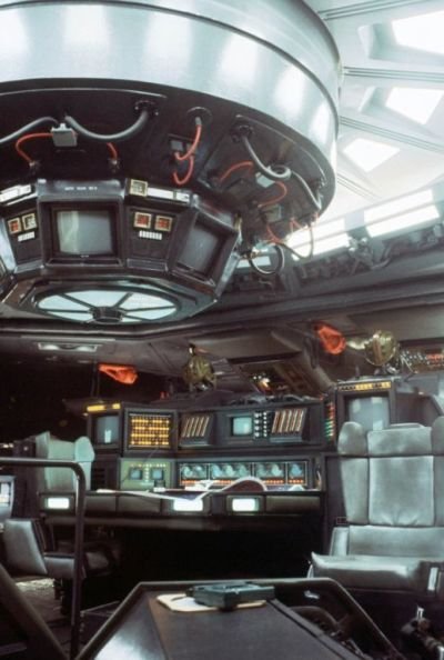 "The interior of the Nostromo was so believable," HR Giger told Famous Monsters, "I hate these new-looking spacecraft. You feel like they