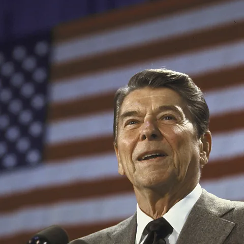 Getty Images President Ronald Reagan spoke about A "crusade" Against crime (Image source Getty Images)