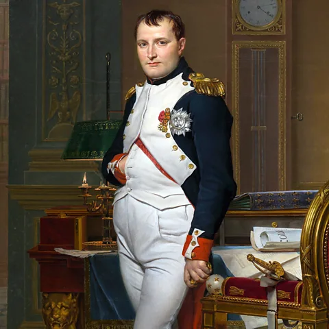 Image copyright Getty Images Image caption It is believed that Napoleon was left-handed, which may have given him a military advantage