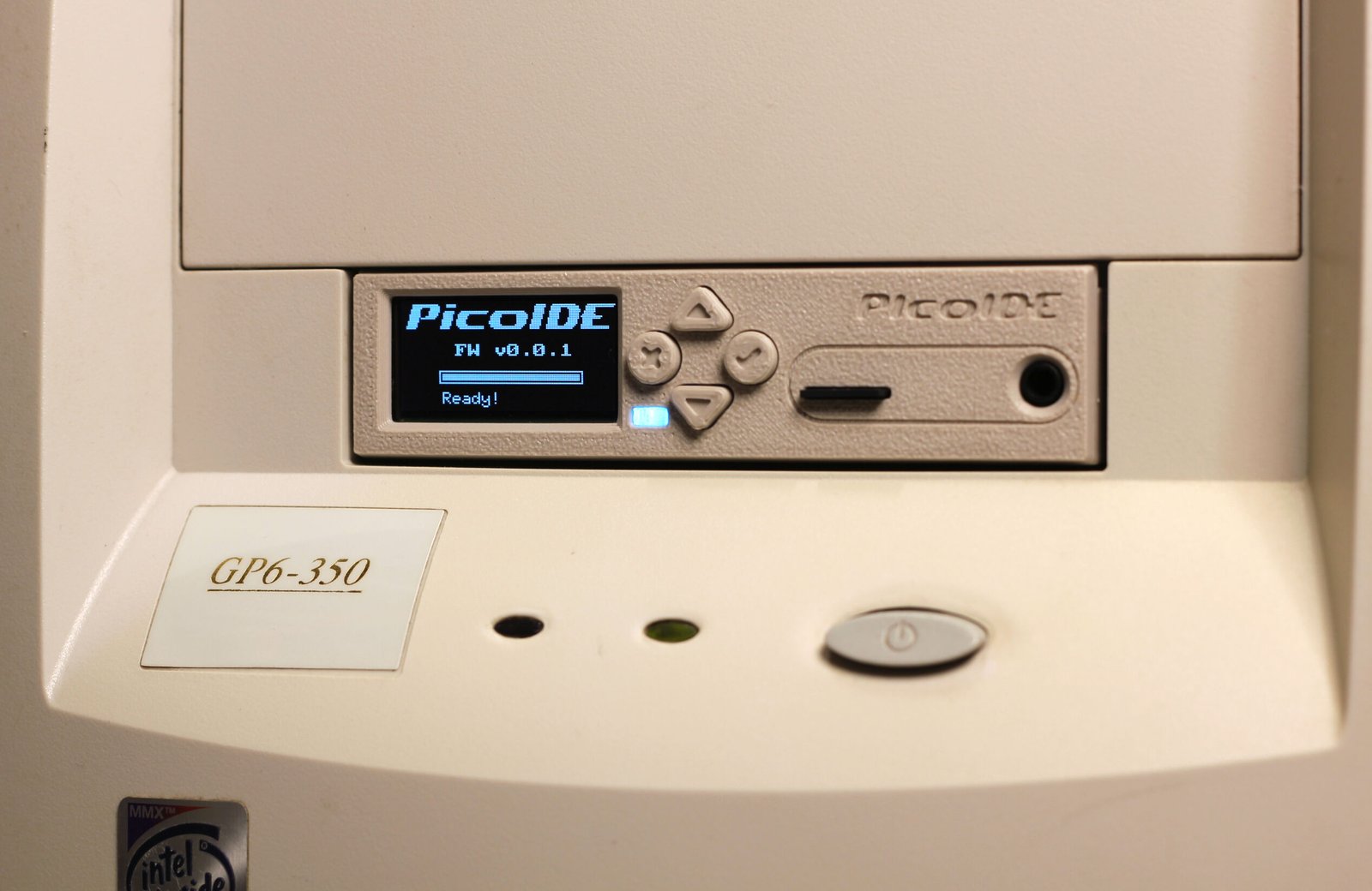 The PicoIDE saying it