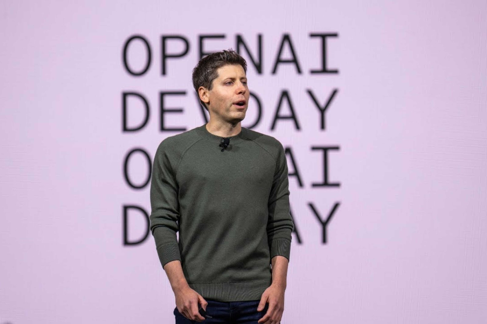 Sam Altman speaks at OpenAI