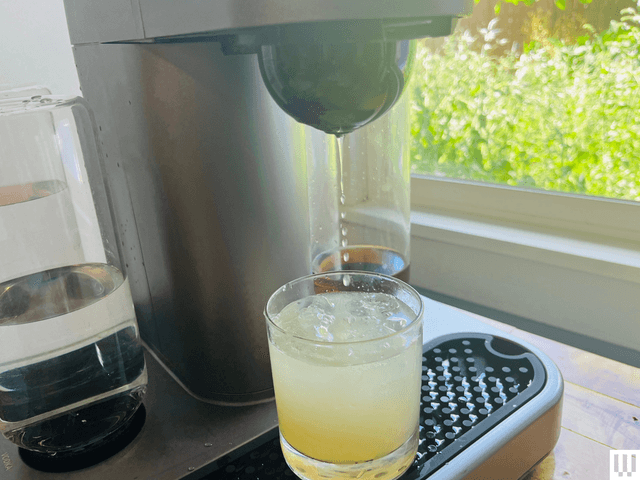 Image may contain: drink, soda