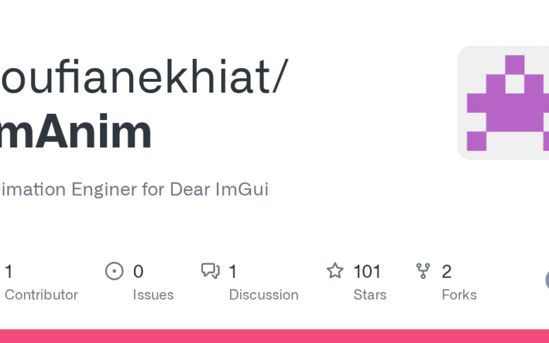 soufianekhiat/ImAnim: Animation Enginer for Dear ImGui