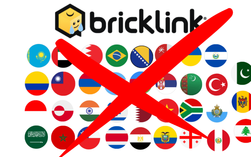 Bricklink suspends Marketplace operations in 35 countries (developing story)