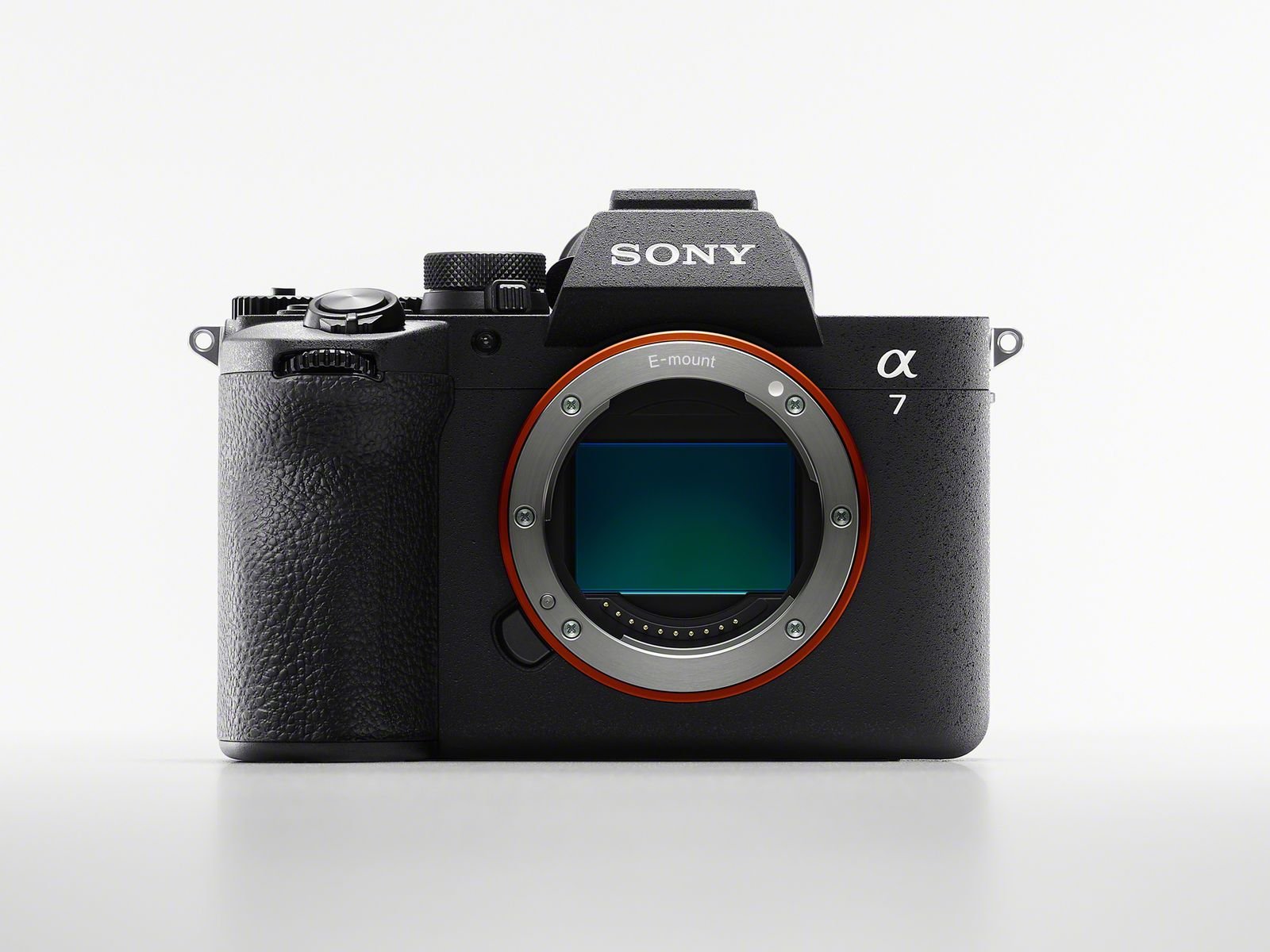 Front view of Sony A7 V camera
