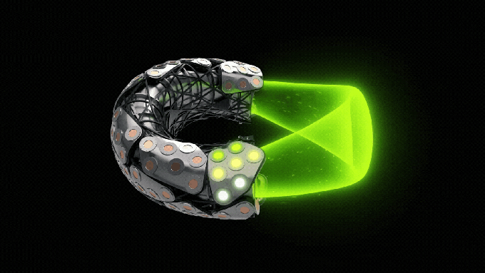 Animation of plasma flow through the core of Thea Energy