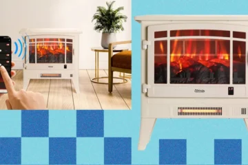 How a $200 fake fireplace from Home Depot soothed my soul