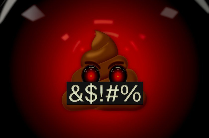 The staring red eye of HAL 9000 from Stanley Kubrick