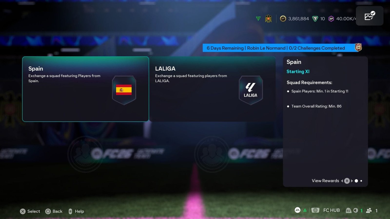 Requirements (Image via EA Sports)