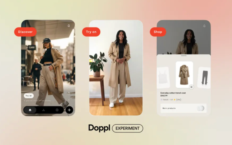 Google’s AI pilot Doppl adds a shoppable discovery feed