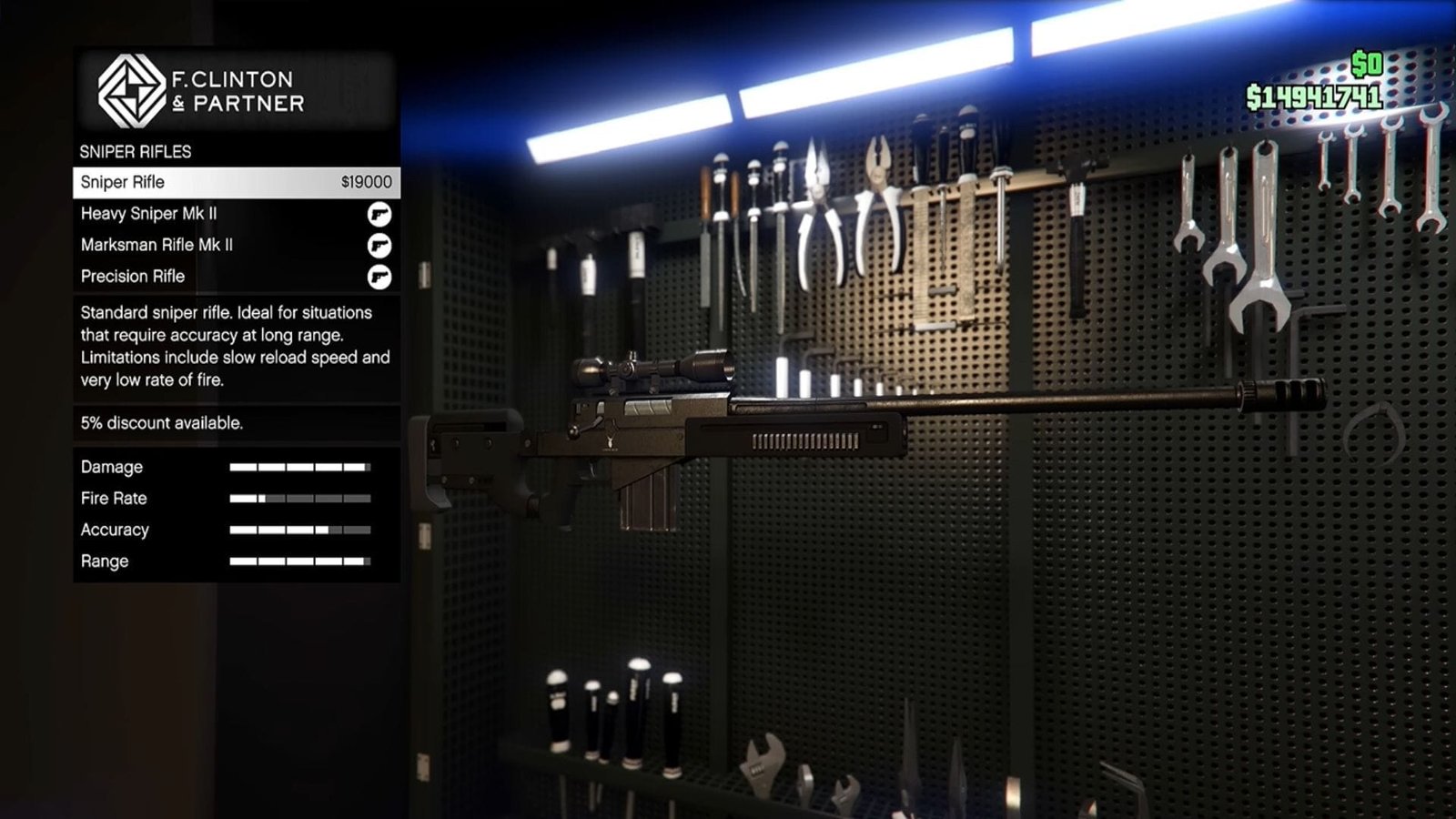 A trustworthy sniper that levels up any loadout (Image via Rockstar Games || YouTube/@Evizcerate)