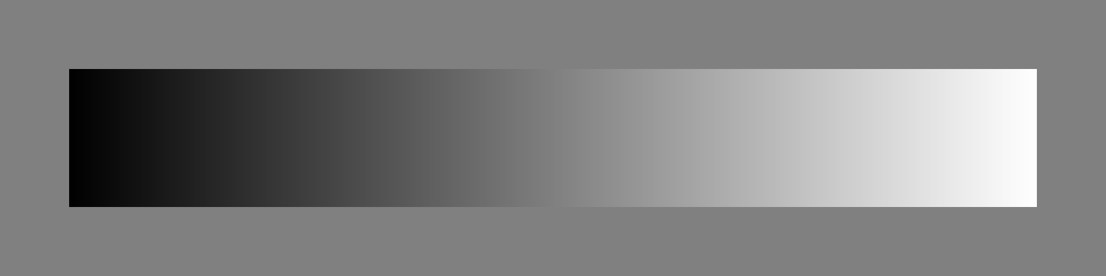 A perceptually linear gradient A perceptually linear gradient