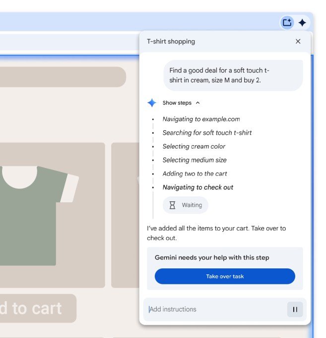 Screenshot showing a Chrome agent form requesting a user