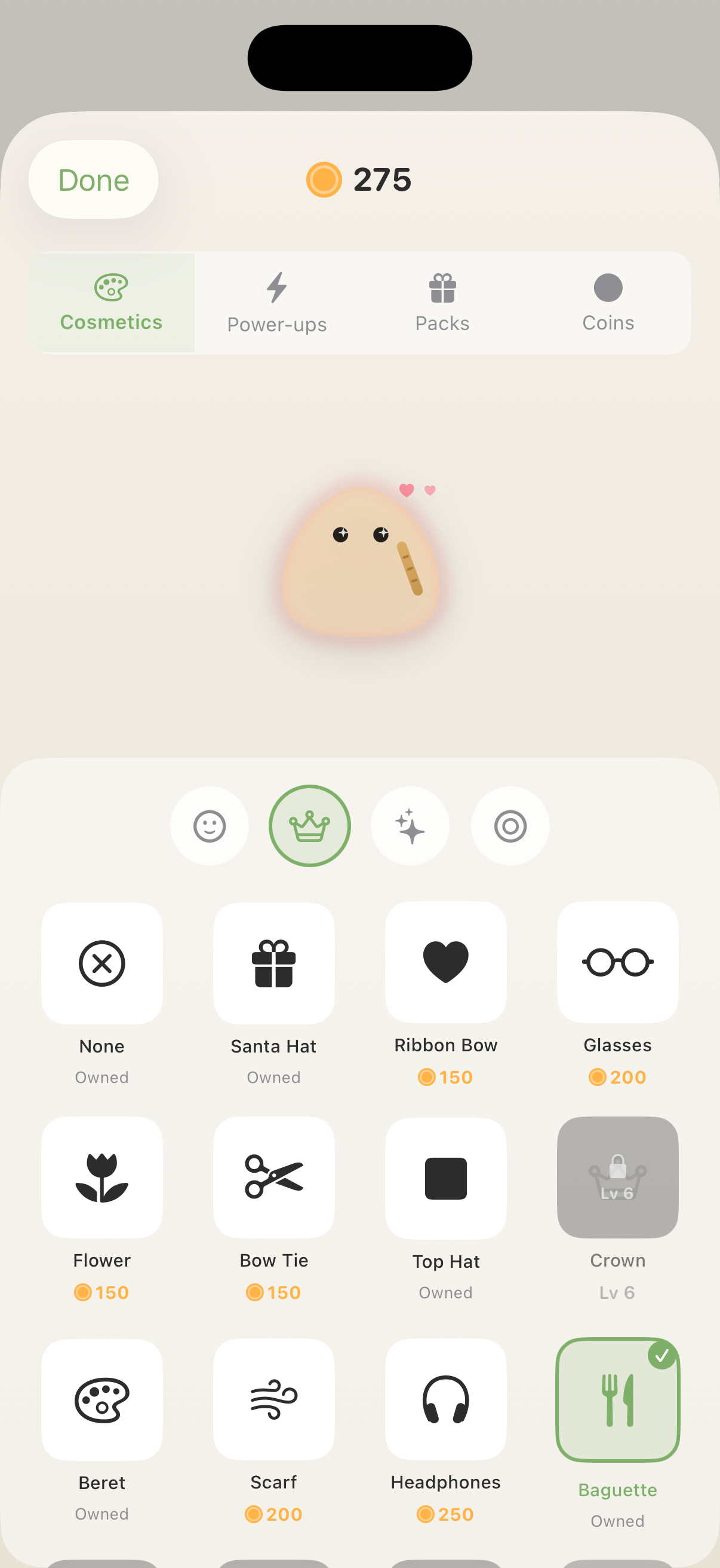 Lexie with a baguette