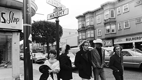 Getty Images The San Francisco suburb of Haight-Ashbury has become the global epicenter of the virus "Flower power"The Grateful Dead was the main band (Image source: Getty Images)