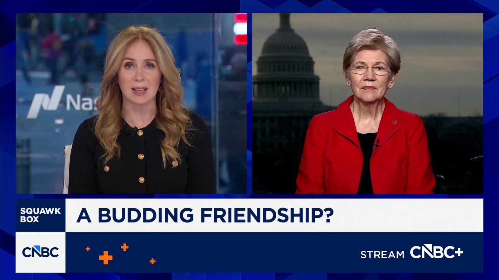 Senator Warren talks about Trump